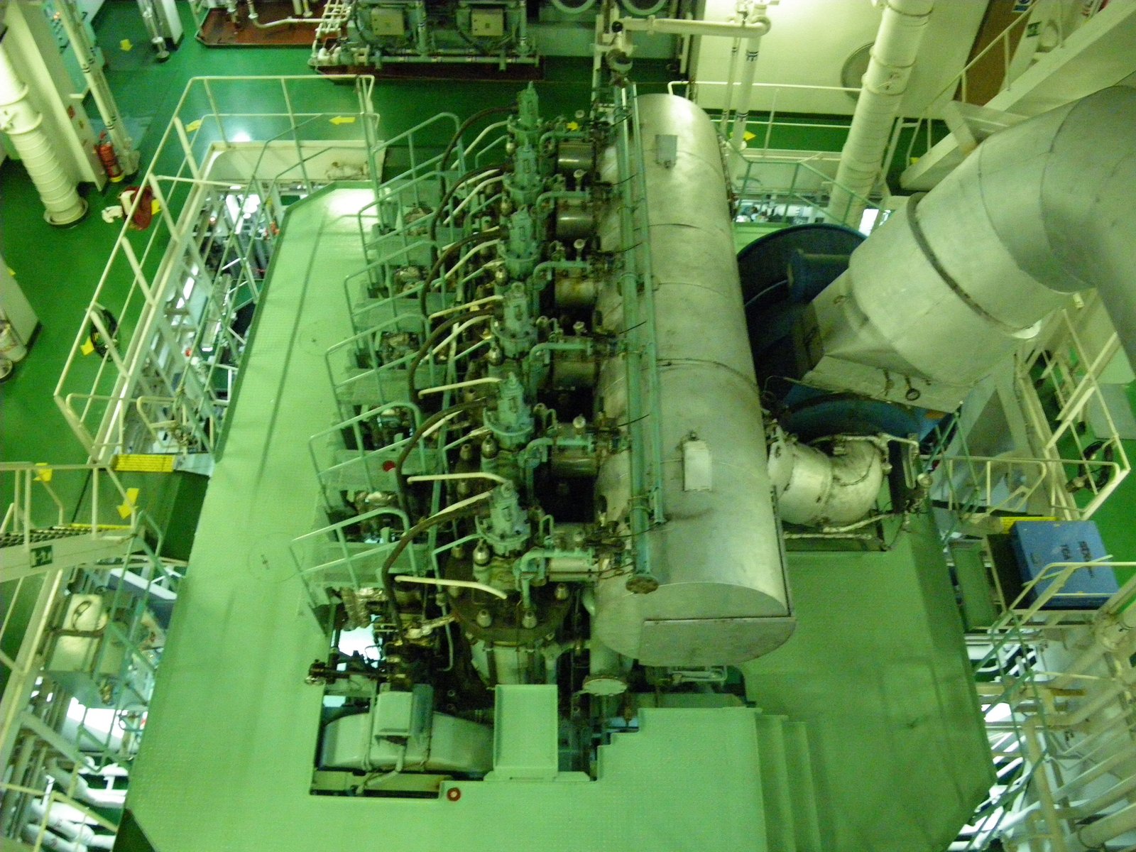 Salle des machines d’un navire